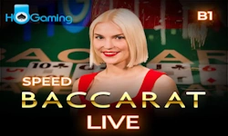 Speed Baccarat live game by Evolution on ZEbet Nigeria casino